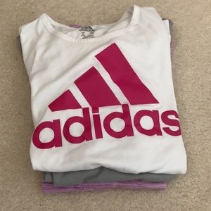 Girls athletic shirts